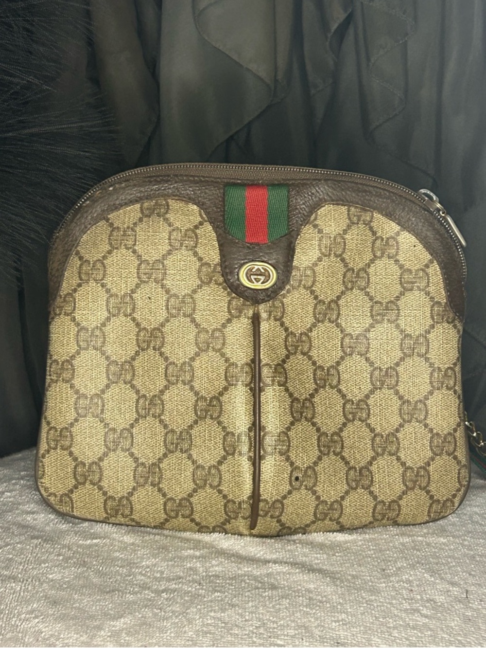 Authentic Gucci Sherry Line PVC Shoulder/Crossbody with xtra unbranded strap